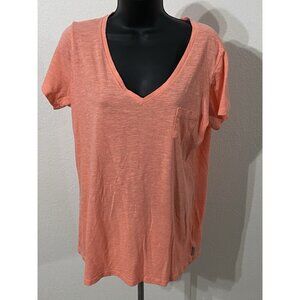 Columbia Sportswear Co. Womens  Size Large T- shirt  Short Sleeve Orange